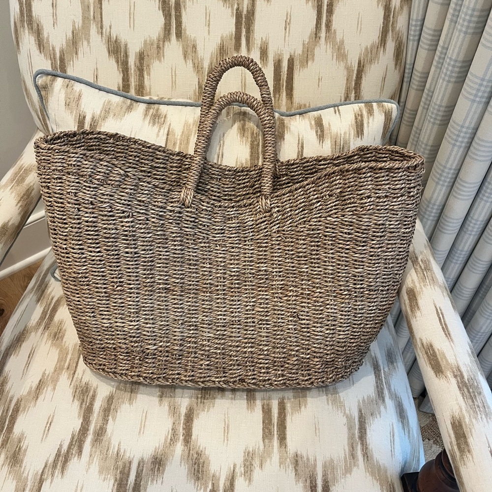 Straw summer bag